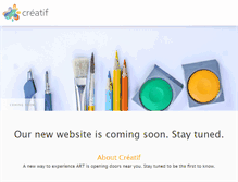 Tablet Screenshot of creatif.com