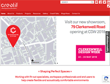 Tablet Screenshot of creatif.org.uk